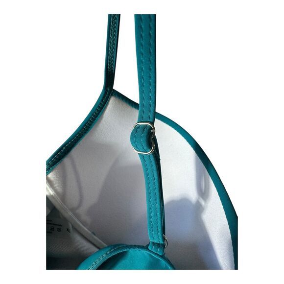 3PC Shein Swimsuit Set XL (Fits L/12-13) Floral High Waist Skirt Bottoms & Top - Picture 3 of 8